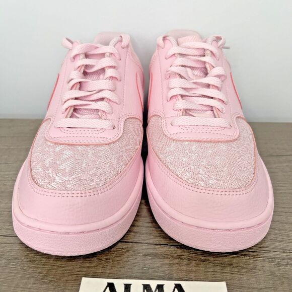 Nike Court Vision Low Pink Lace Foam HJ5846-600 Viral Women’s US Sz 9 - Picture 3 of 8